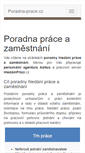 Mobile Screenshot of poradna-prace.cz
