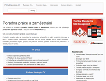 Tablet Screenshot of poradna-prace.cz